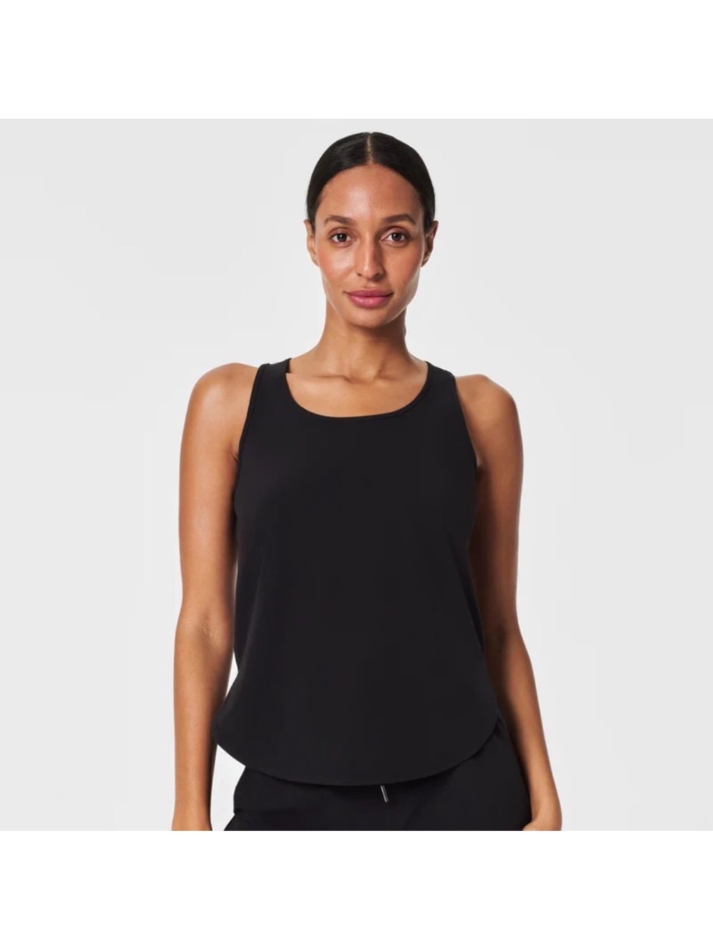 Spanx Out of Office Curved Hem Tank Top